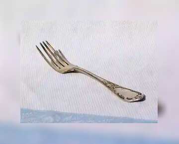 fork pencil drawing