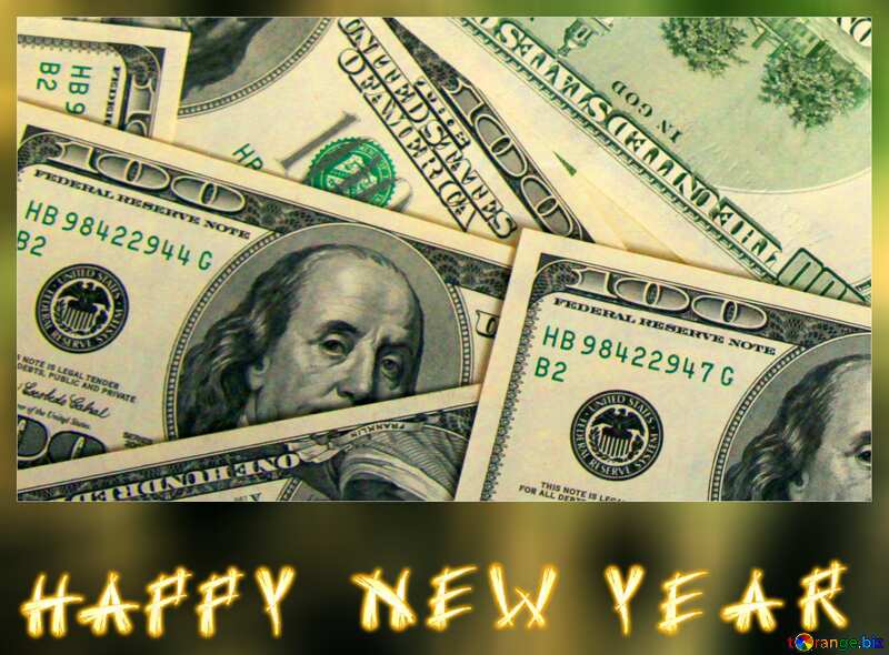 Dollars happy new year №1506