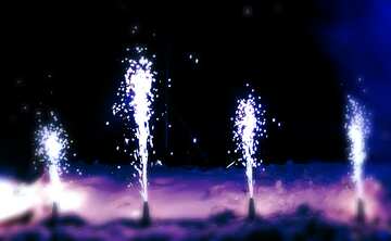 FX №160380  fireworks on ground