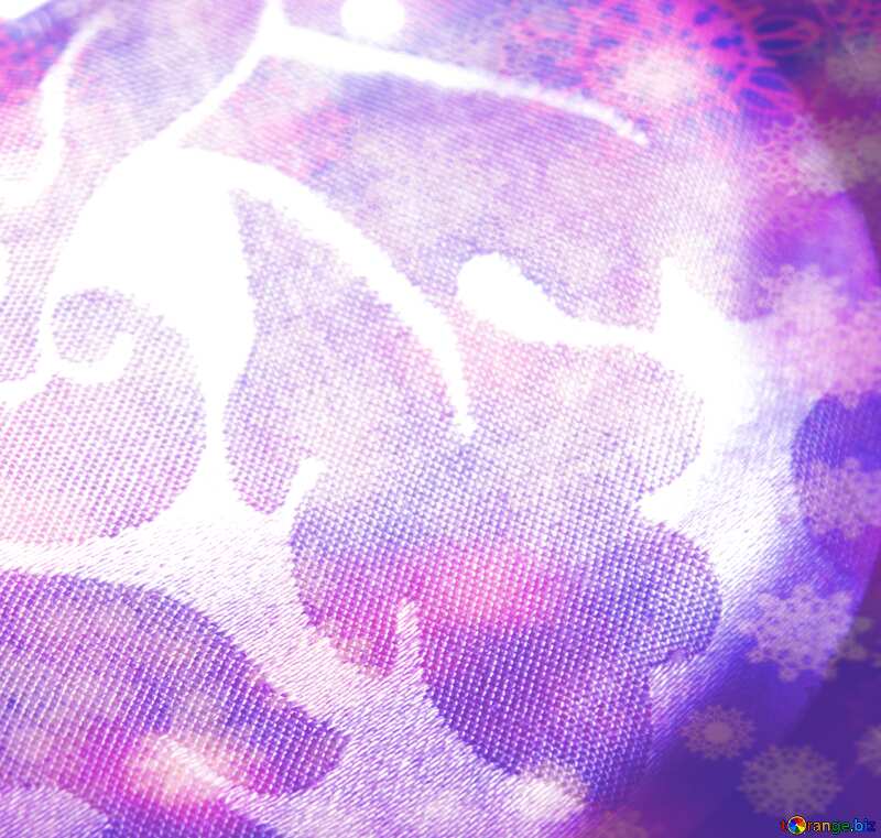 tela estampada, tejido de hojas en tonos violeta №1393