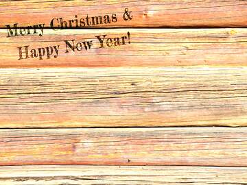 FX №163427  Happy Beautiful New Year! wood texture