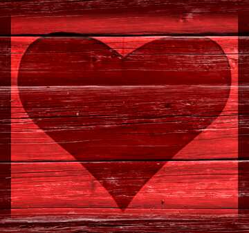 FX №163300 wood Red heart