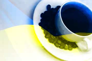 FX №164909 Strong coffee Ukraine flag