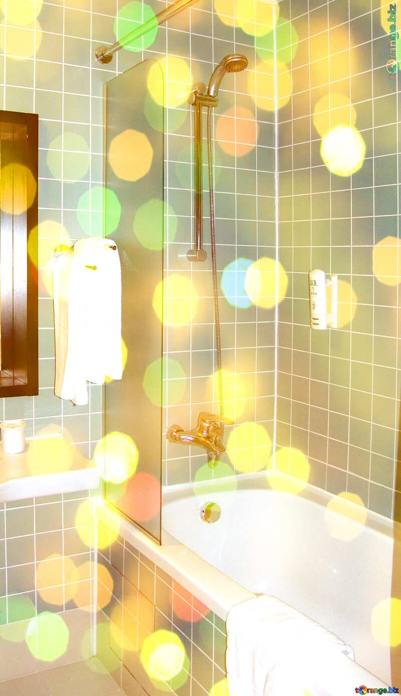 Bathroom Room background bokeh №8420