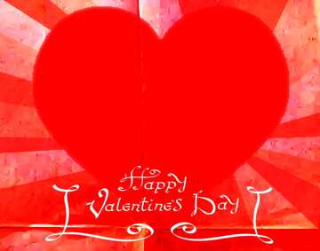 FX №167369 happy valentines day heart rays