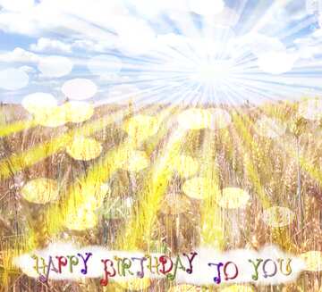 FX №168825 Happy birthday card for farmer