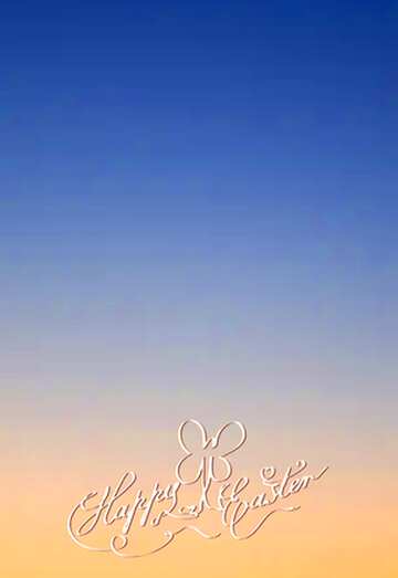 FX №168353 Happy Easter sky background