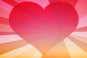 FX №168397 Love heart card background