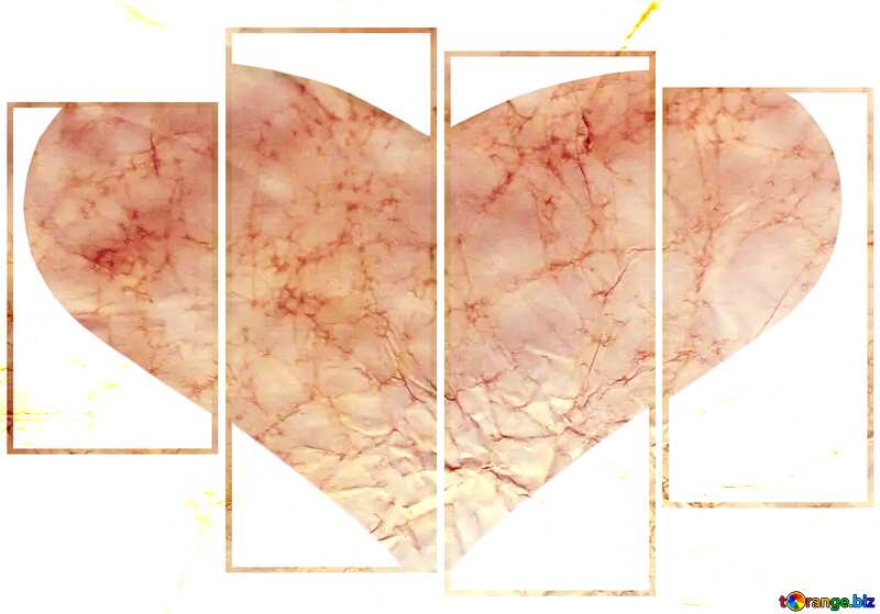 Heart vintage paper texture №16030