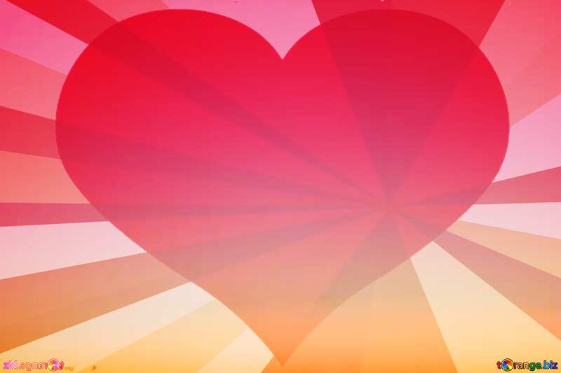 Love heart card background №16062