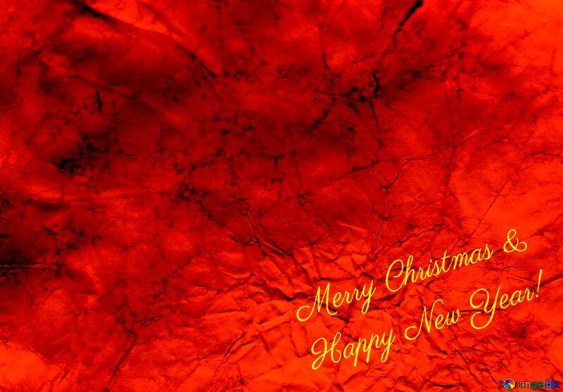 Red Christmas background vintage paper texture №16030