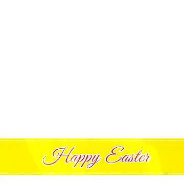 FX №169395 Card with Bottom Inscription Happy Easter