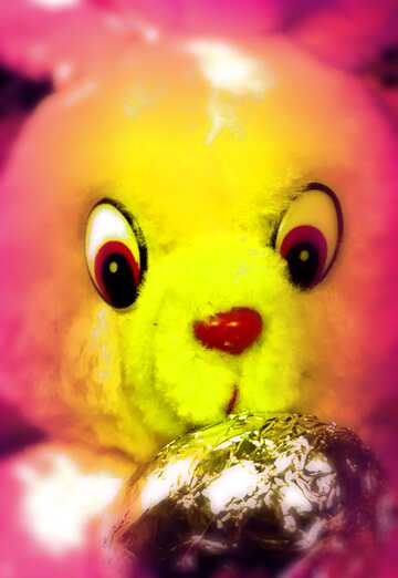 FX №169014 Easter bunny with chocolate egg
