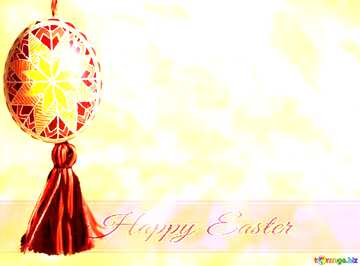 FX №169483 Easter composition with eggs on color spring sunrise background, space for text