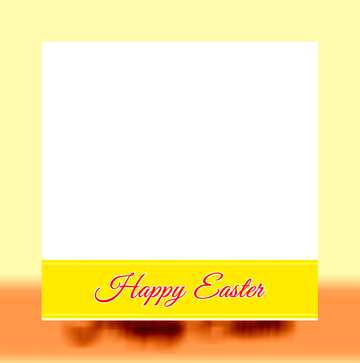 FX №169313 Frame with Inscription Happy Easter    