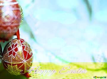 FX №169448 Happy Easter eggs background card