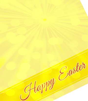 FX №169388 Inscription Happy Easter and Sun-rays on bokeh background