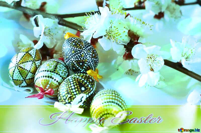 Easter holiday Happy Easter card write text background №29964