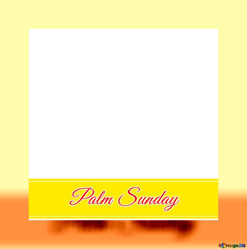 Palm Sunday Gold Frame №49667