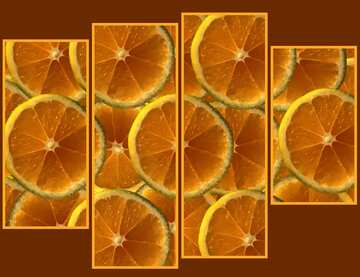 FX №17046  modular lemon background