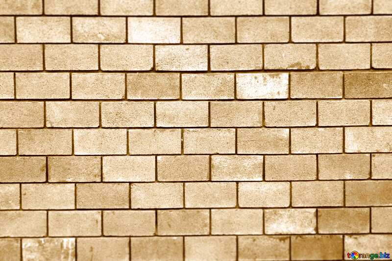 Beige color. Brick wall. №13958
