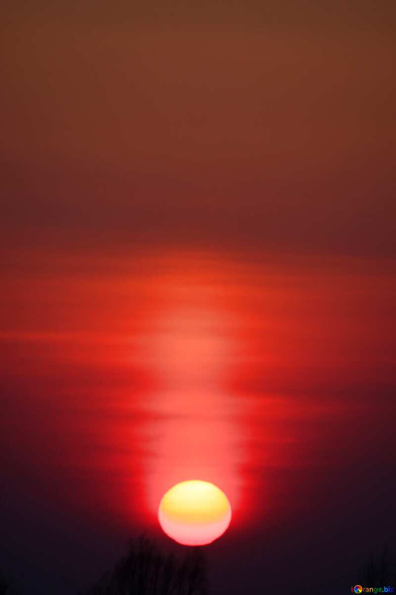 Beige color. Red Sunset. Background.. №1334