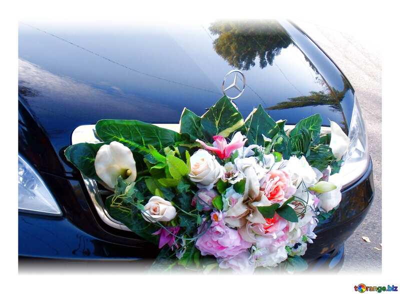 Weding bouquet  at car №10090