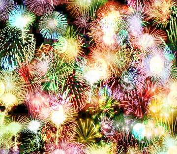 FX №170994 Fireworks texture overlay bokeh background