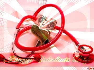 FX №170733 Greeting card for doctors Happy Valentine`s Day