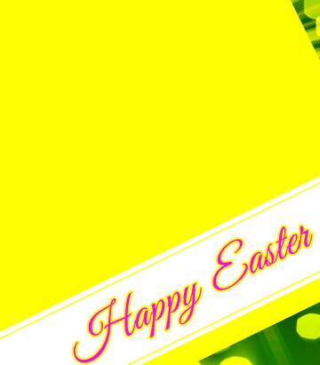 FX №170063 Inscription Happy Easter in corner