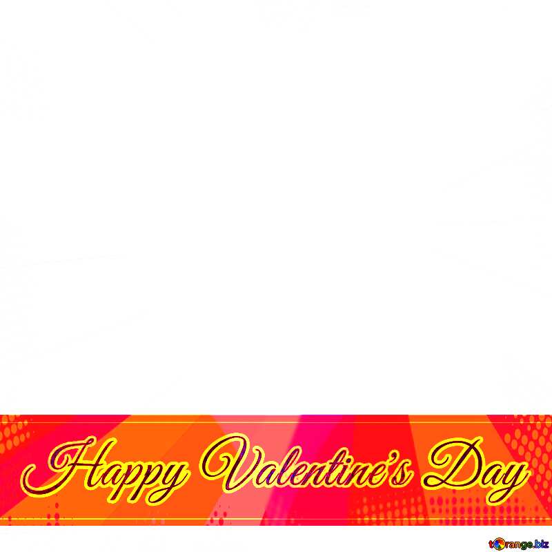 Happy Valentine`s Day card festive design card №49669