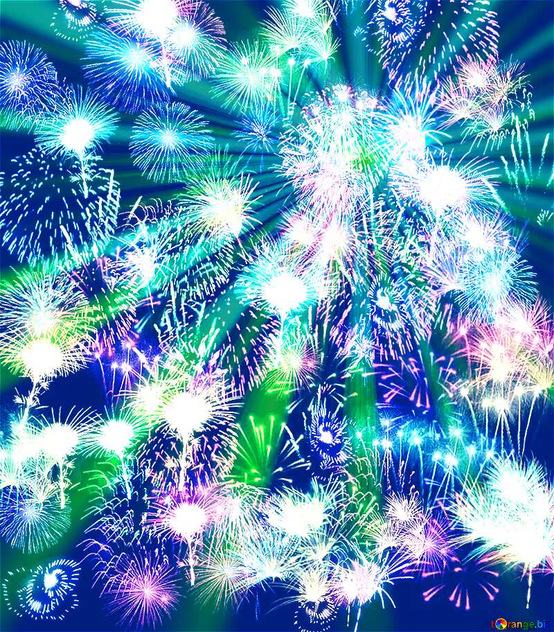 Fireworks card background №39942