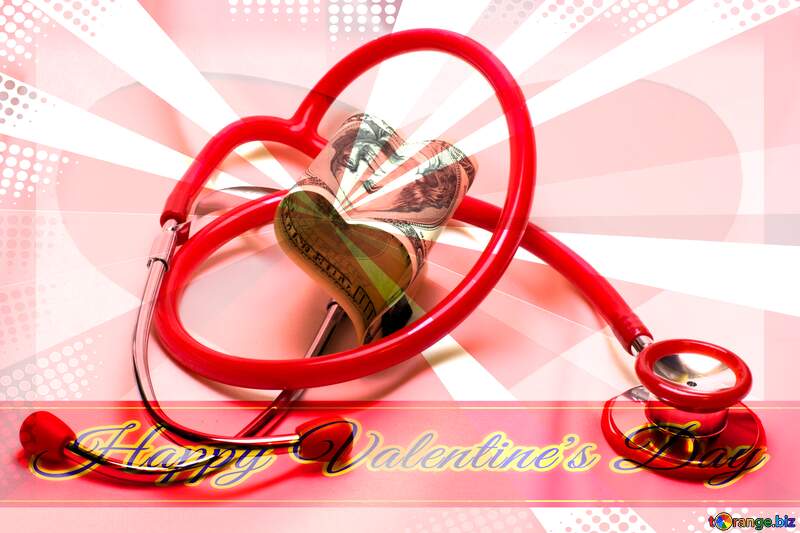 Greeting card for doctors Happy Valentine`s Day №17523