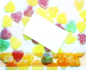 FX №171456 Background for love phrases Happy Mother`s Day card with blue sky Bokeh background