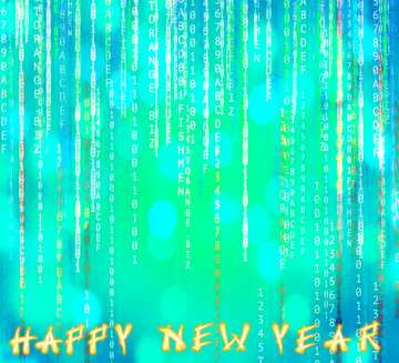 FX №171830 Hackers card Happy New Year