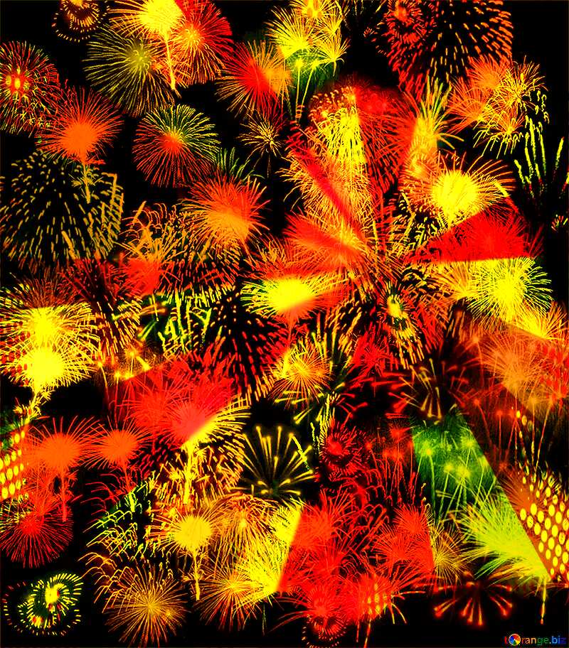fireworks background №39942