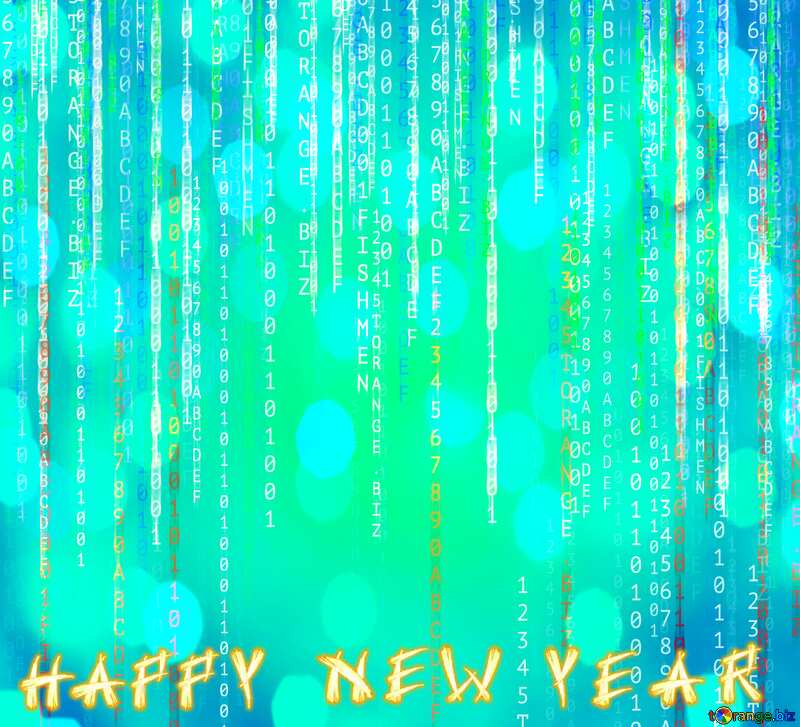 Hackers card Happy New Year №49671