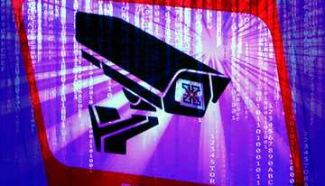 FX №172969 Big brother is watching you video surveillance digital background