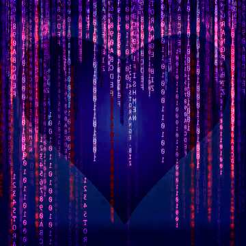 FX №172381 Heart digital background