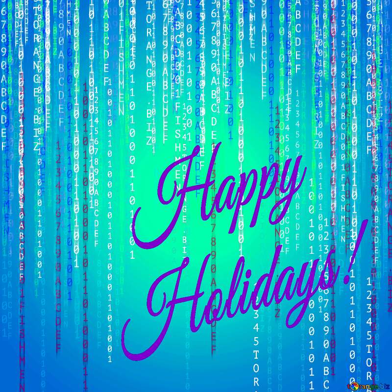 Happy holidays  digital background №49671