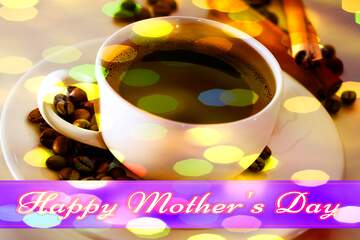 FX №176575 Coffee Pretty Lettering Happy Mothers Day