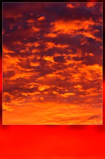 FX №176335 Colorful sunset card