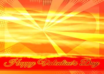 FX №176404 Greeting card Happy Valentine`s Day Background