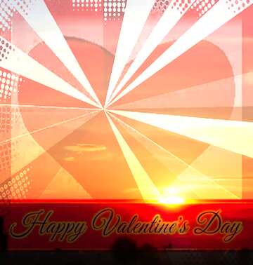 FX №176395 Happy Valentine`s Day Background for congratulations card