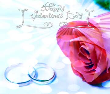 FX №176078 Happy Valentines Day Wedding  card  
