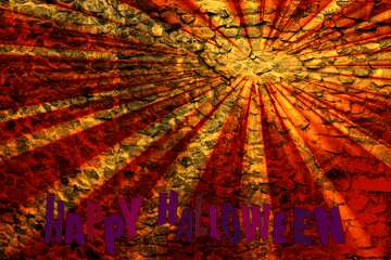 FX №176832 Old stone wall Happy Halloween Background