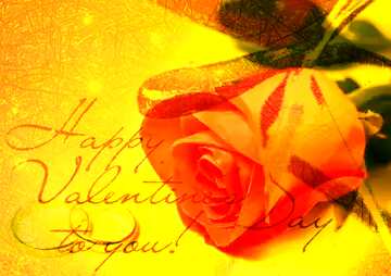FX №176074 Wedding Greeting Card Happy Valentine`s