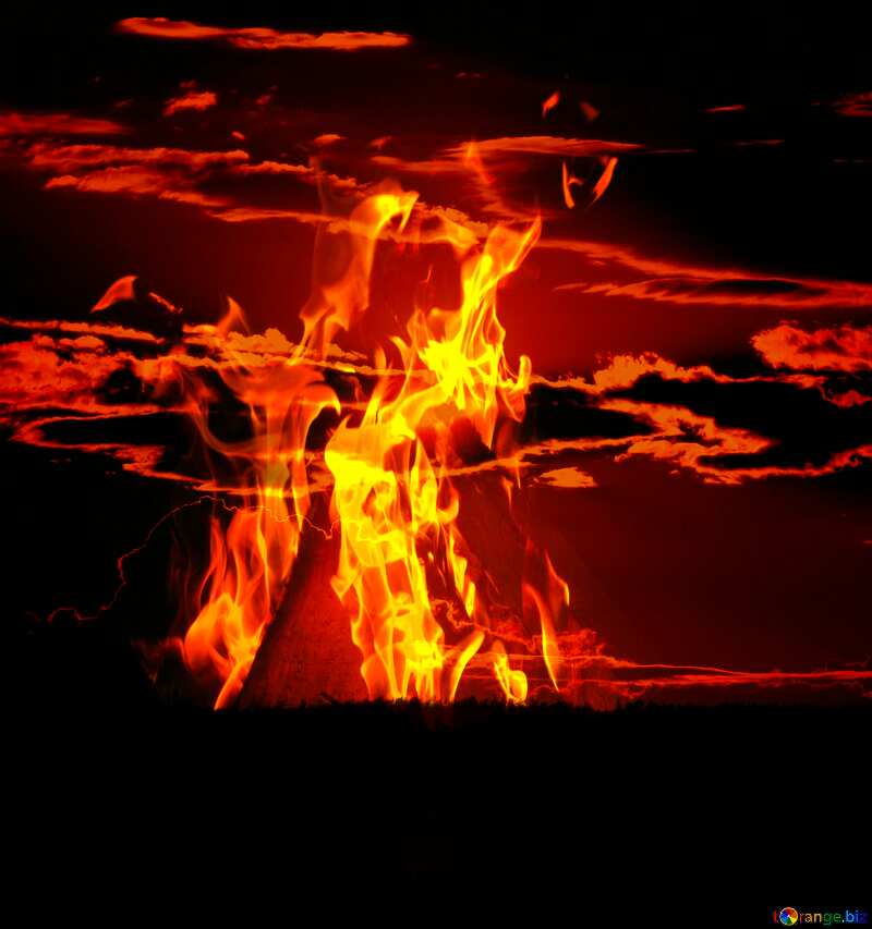 Fire on sunset №36400