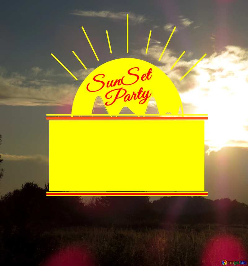 Sunset wallpapers for desktop Sunset Party card №36723