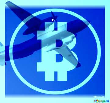 FX №177508 Airplane aviation`s  Bitcoin